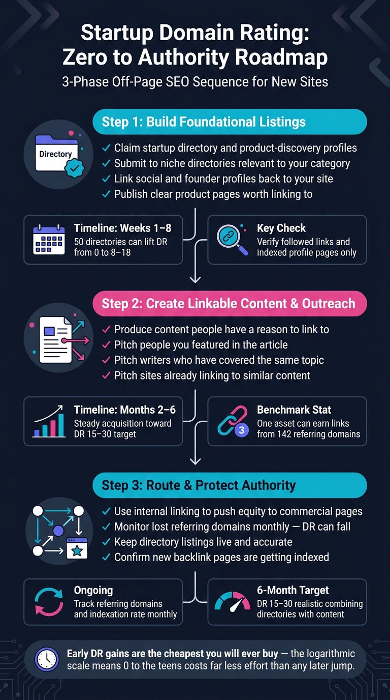 3-Phase Domain Rating Growth Roadmap for Startups