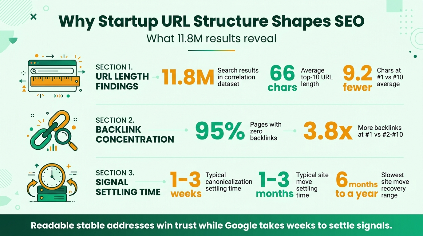 SEO Friendly URL Statistics For Startups