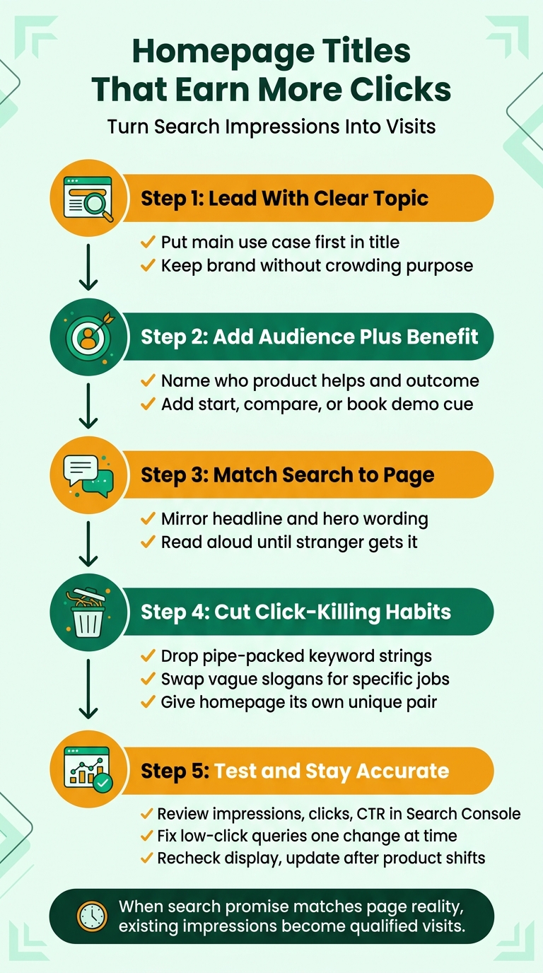 How to Optimize Startup Homepage Snippets for Clicks